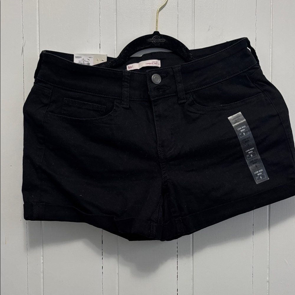 Black Junior’s  Shorts